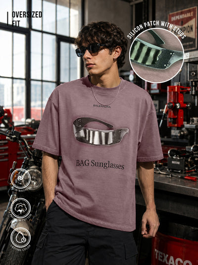 AcidWash Sunglass Onion Half Sleeve T-Shirt