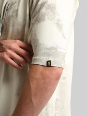 Garage Cream Half Sleeve T-Shirt