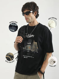 Not Everone Black Half Sleeve T-Shirt