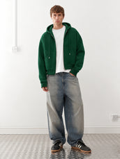Dual Zip Botten Green Sweatshirt