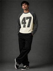 Waffle 47 Cream Full Sleeve T-Shirt