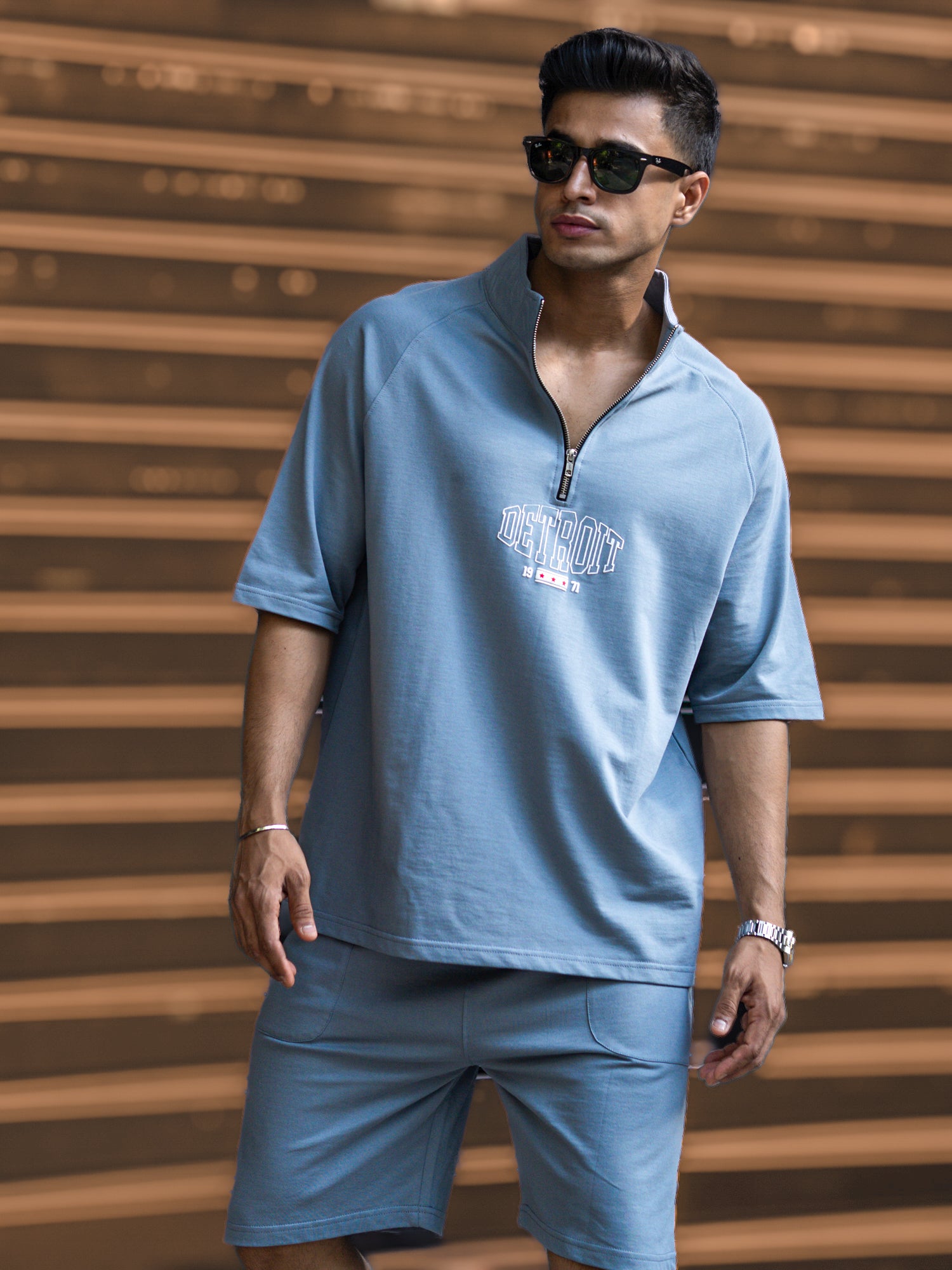 Detroit Light Grey Co-Ords Set