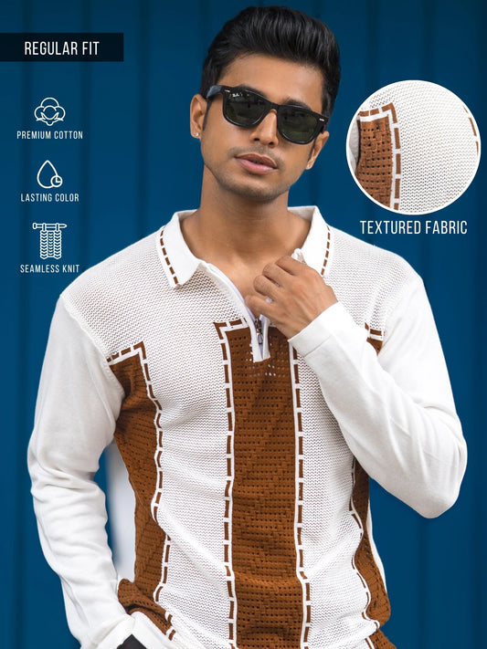 Old Town Full Sleeve Polo T-Shirt