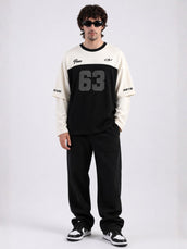 Doctor Sleeve Black, Cream T-Shirt