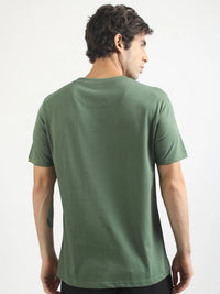 Earth Day Hunter Green Half Sleeve T-Shirt