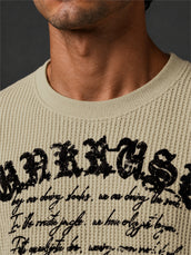 Wordings Biscuit Waffle Full Sleeve T-Shirt