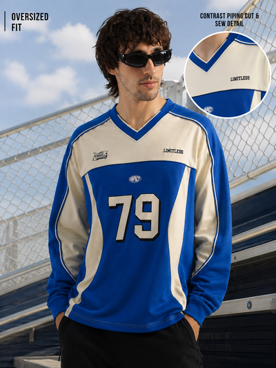 Impact Royal Blue V Neck T-Shirt