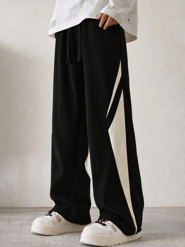 Razorline Black Baggy Fit Trackpant