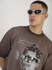 AcidWash Dusty Pink Half Sleeve T-Shirt