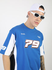 Houston Royal Blue Half Sleeve Tshirt