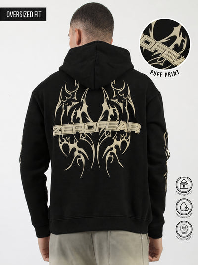 Zero Fear Black Full Sleeve Sweatshirt