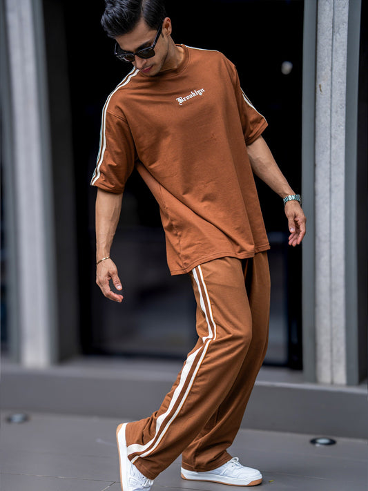 Tri-Color Tape & TwinLine Brown Co-Ords