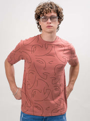 Face Onion Half Sleeve T-Shirt