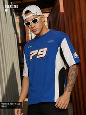 Houston Royal Blue Half Sleeve Tshirt
