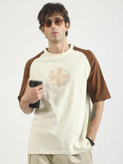 Cultural Cream Half Sleeve T-Shirt
