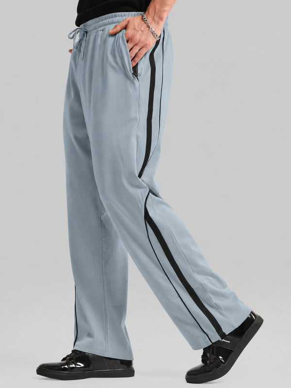 Light Grey cross broder pant for men