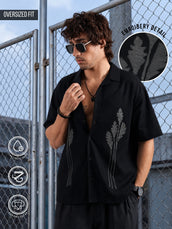 Midnight Flore Black Shirt