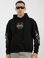 Zero Fear Black Full Sleeve Sweatshirt