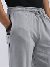 Atlanta Light Grey Baggy Fit Trackpant