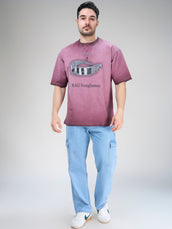 AcidWash Sunglass Onion Half Sleeve T-Shirt