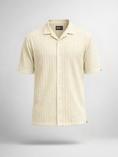 Teraknit HalfWhite Half Sleeve Shirt