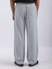 Atlanta Light Grey Baggy Fit Trackpant