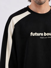 Future Bound Black Full Sleeve T-Shirt