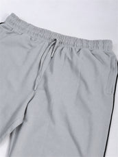 Atlanta Light Grey Baggy Fit Trackpant