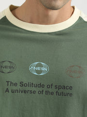 Ansen Hunter Green Half Sleeve T-Shirt