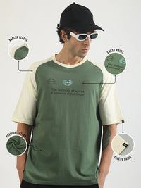 Ansen Hunter Green Half Sleeve T-Shirt
