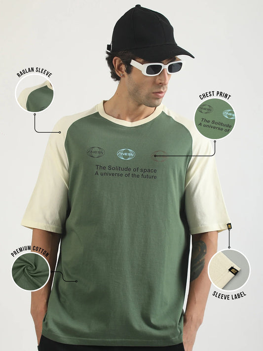 Ansen Hunter Green Half Sleeve T-Shirt