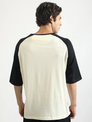 Comma Cream Half Sleeve T-Shirt