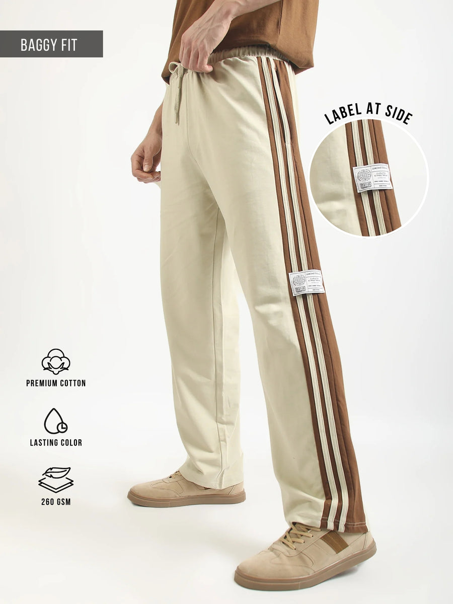 Terrain Line Biscuit Baggy Fit Trackpant