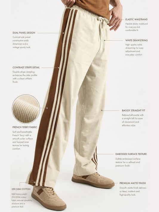Terrain Line Biscuit Baggy Fit Trackpant