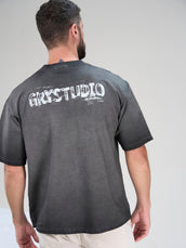AcidWash Dark Grey Half Sleeve T-Shirt