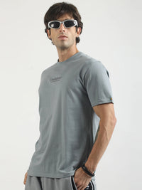 Skateboard Light Grey Half Sleeve T-Shirt