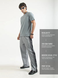 Skateboard Light Grey Half Sleeve T-Shirt