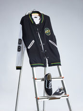 2008 Black White Full Sleeve Jacket