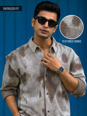 Shadow Play Brown Full Sleeve Shirt