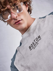 Boston Acid Wash Grey T-Shirt