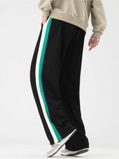 Dualtone Black Baggy Trackpant