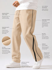 Power Piping Biscuit Baggy Trackpant