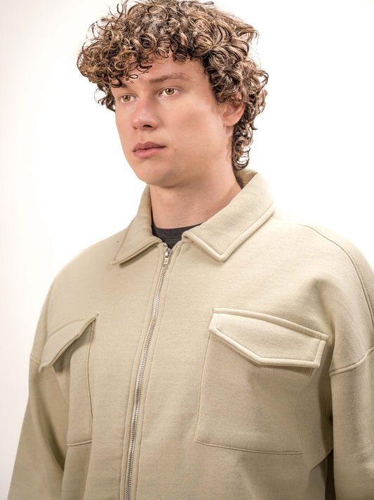 Overshirt Biscuit Full Sleeve Shacket