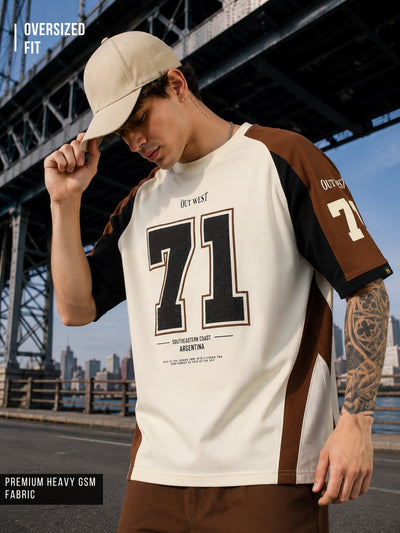 Argentina Cream Half Sleeve T-Shirt