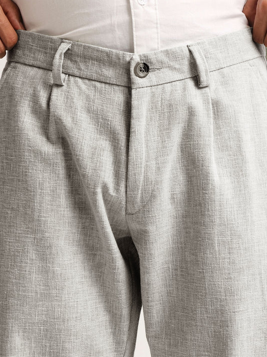 Turkish Linen Grey Trouser