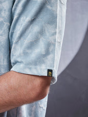 Burnout Blue Half Sleeve T-Shirt