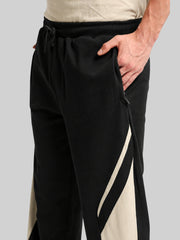 Razorline Black Baggy Fit Trackpant
