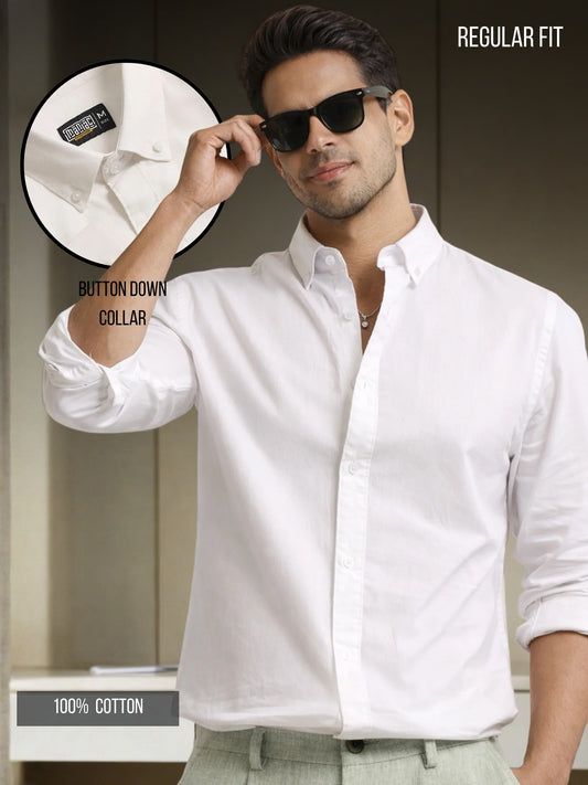 Oxford White Full Sleeve Shirt