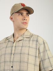 Resort Checks Beige Shirt