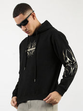 Zero Fear Black Full Sleeve Sweatshirt